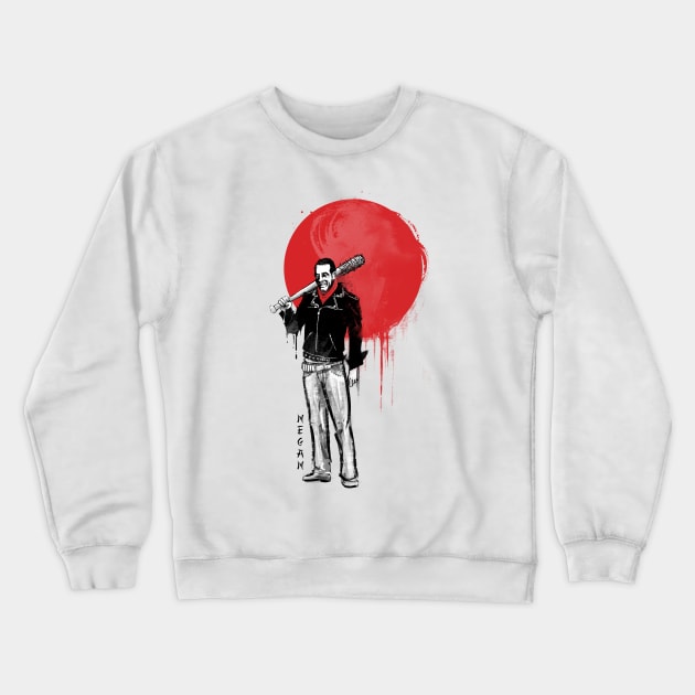 Negan of the Rising Sun Crewneck Sweatshirt by PopShirts